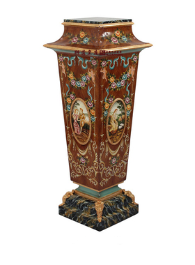 欧式风纯手工彩绘金箔混搭花架