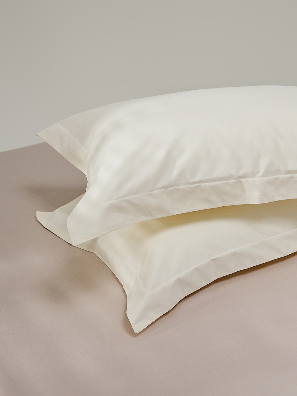 秋冬全棉磨毛保暖纯色单件枕套 成人信封开口式48*74一对装枕头罩