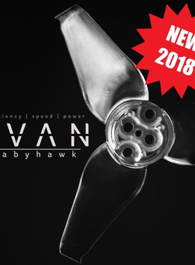 热销银燕航模遥控飞机配件112mm竞速穿越机AVAN Micro 2.3寸3叶桨