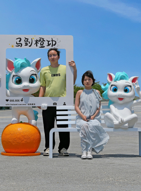 十二生肖玻璃钢雕塑装饰摆件定制