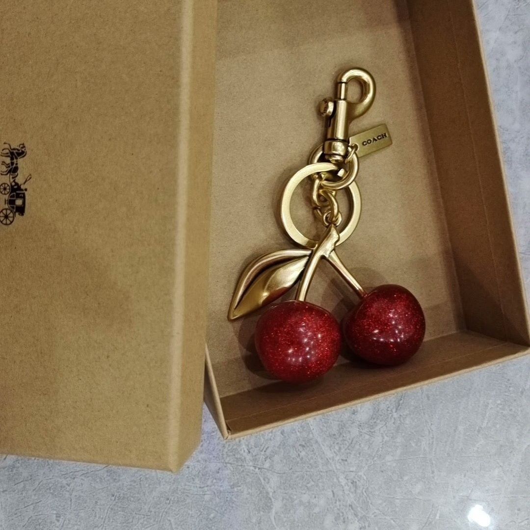 c家爆款樱桃钥匙扣挂件女包包挂饰情侣礼物钥匙链ins风送女友礼物