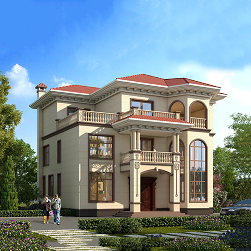 二层半经典风格纯欧式别墅设计大全200平米大面积喜天下建筑设计