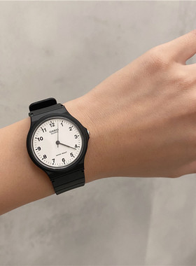 CASIO卡西欧手表男女学生考试mq24小黑表防水MQ-24-7B/2 MQ-24-1E