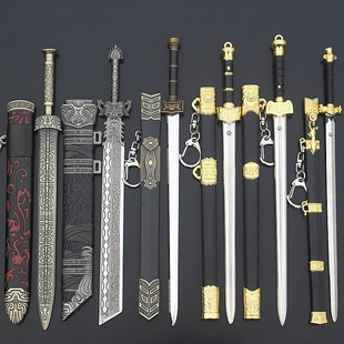 中国古代名剑霸绣春如意越王湛卢泰阿剑魔剑轩辕剑汉剑兵器未开刃