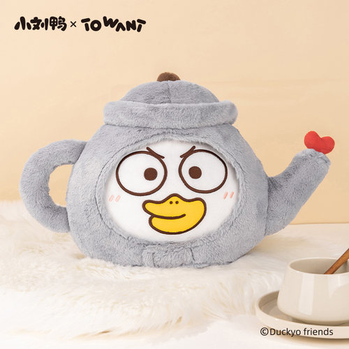 小刘鸭杂货铺毛绒抱枕可拆卸头套抱枕靠枕靠垫可爱沙发卧室装饰女