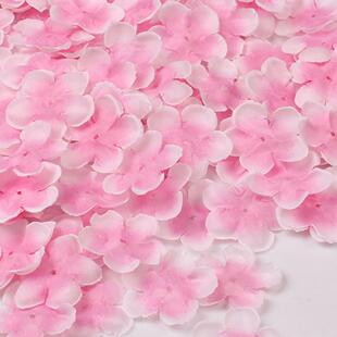 仿真桃花瓣玫瑰假樱花仙女伞花瓣绣球T台diy服饰手工影视场景布置