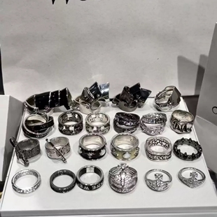 Willa｜【太后家戒指合集】男女同款星球开口戒指朋克设计感戒指