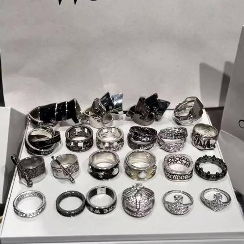 Willa｜【太后家戒指合集】男女同款星球开口戒指朋克设计感戒指