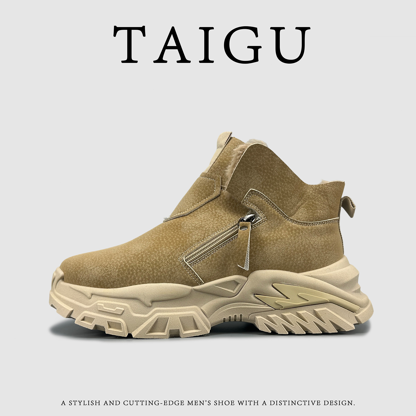 抗寒抗冻雪地靴男加棉马丁靴保暖