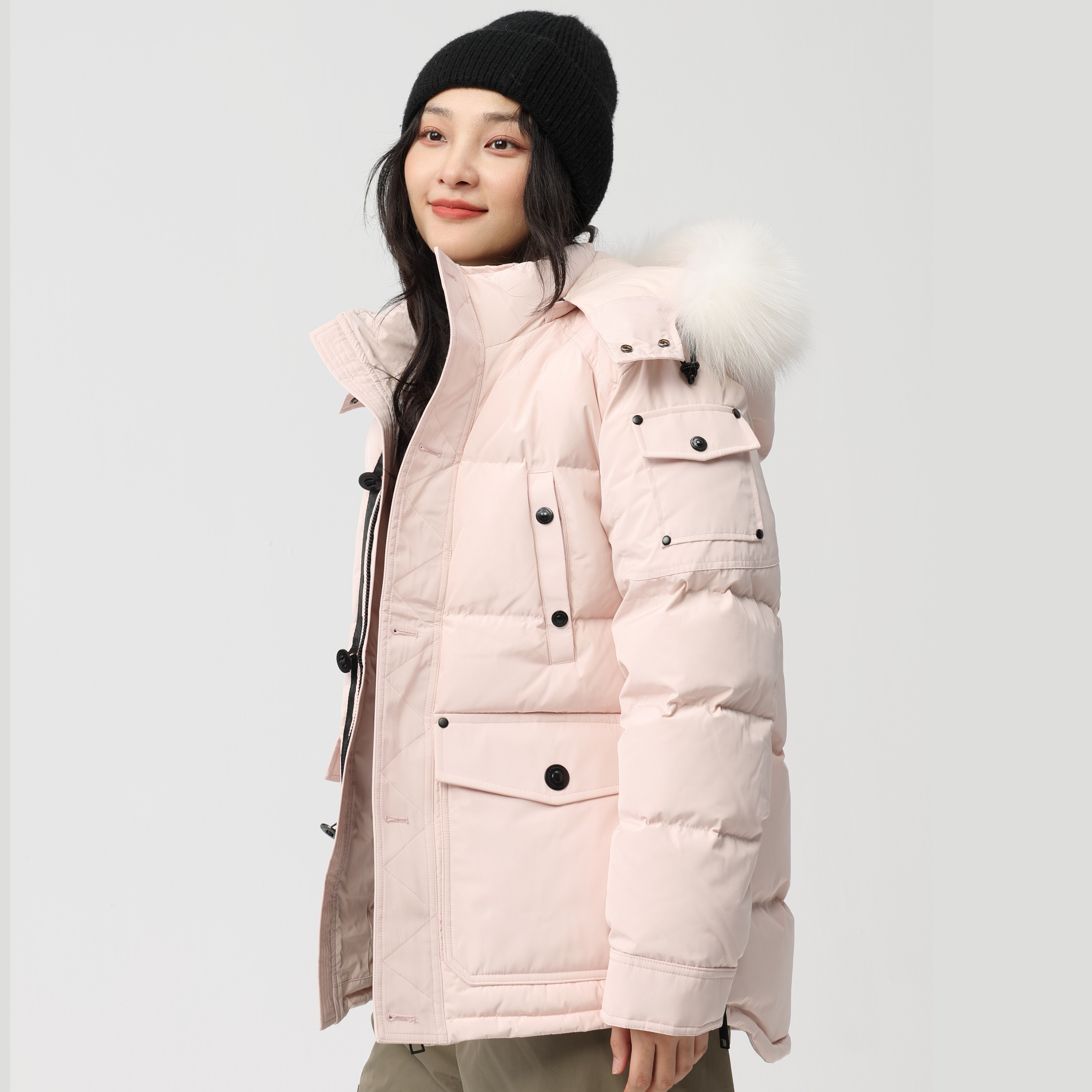 羽小白25款新国标90白鸭绒羽绒服