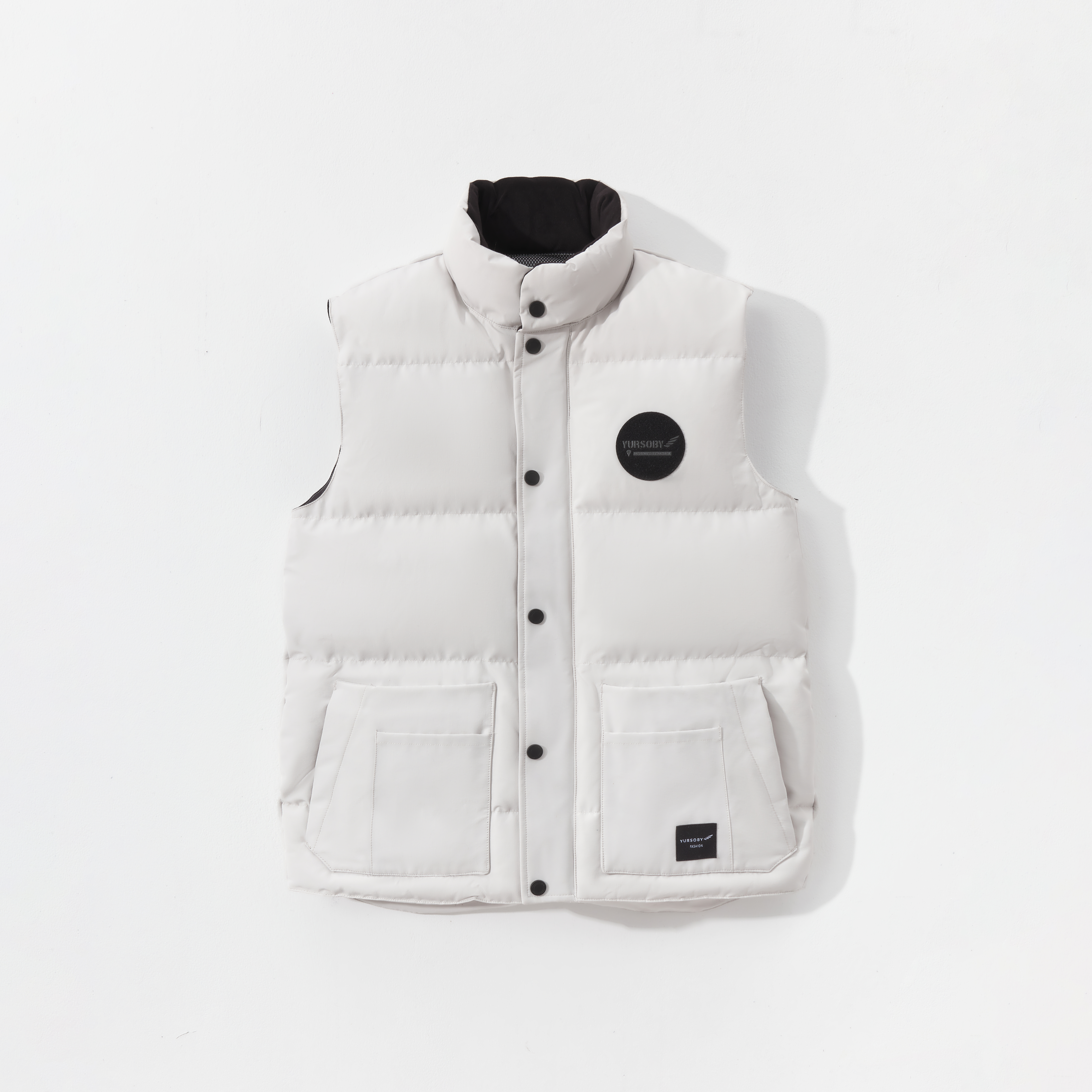 羽小白工装马甲保暖羽绒服