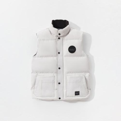 羽小白工装马甲保暖羽绒服