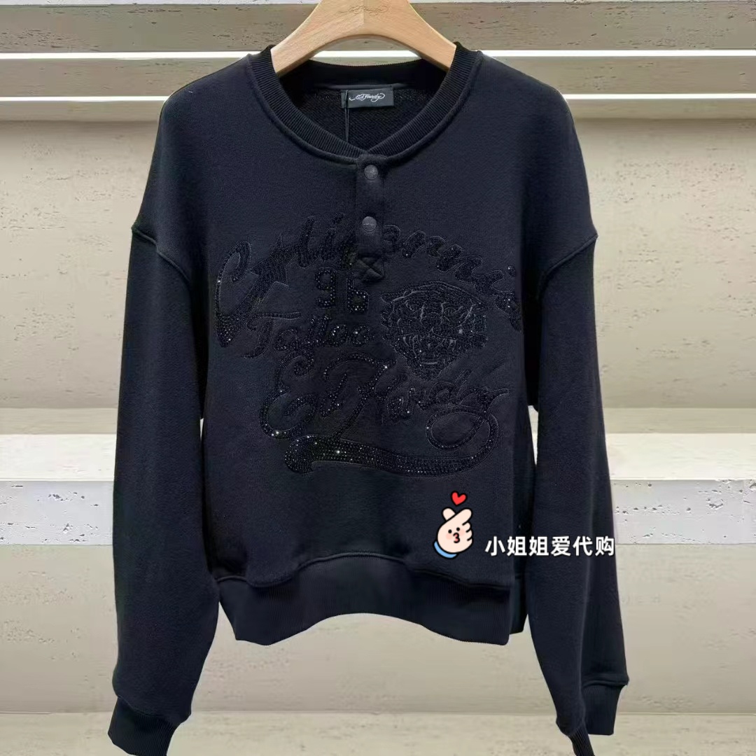 小姐姐Ed hardy潮牌专柜正品2026春夏款女士卫衣E1SAW205-2980