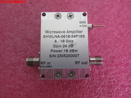 5-20GHz24dBP1dBm17dBm放大器