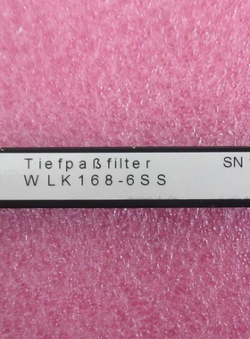 WI进口 WLK168-6SS DC-168MHz SMA母 射频微波同轴低通滤波器