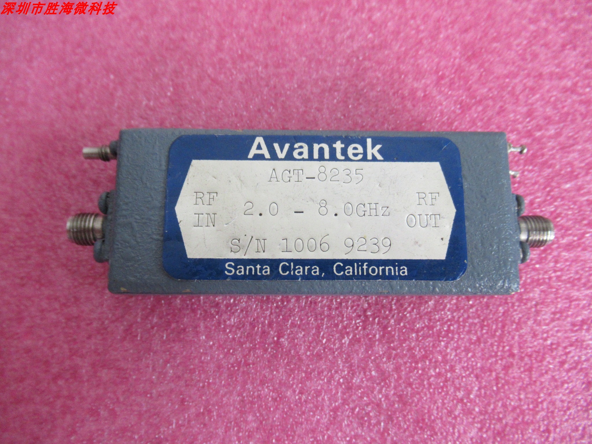 AVANTEK2-8GHz50dB电放大器