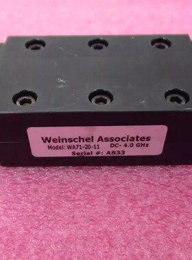 Weinschel WA71-20-11 DC-6GHz 20dB 50W SMA母 射频固定衰减器