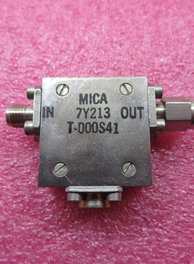 MICA进口 T-000S41 790-980MHz 插损＜0.4dB 射频微波同轴隔离器