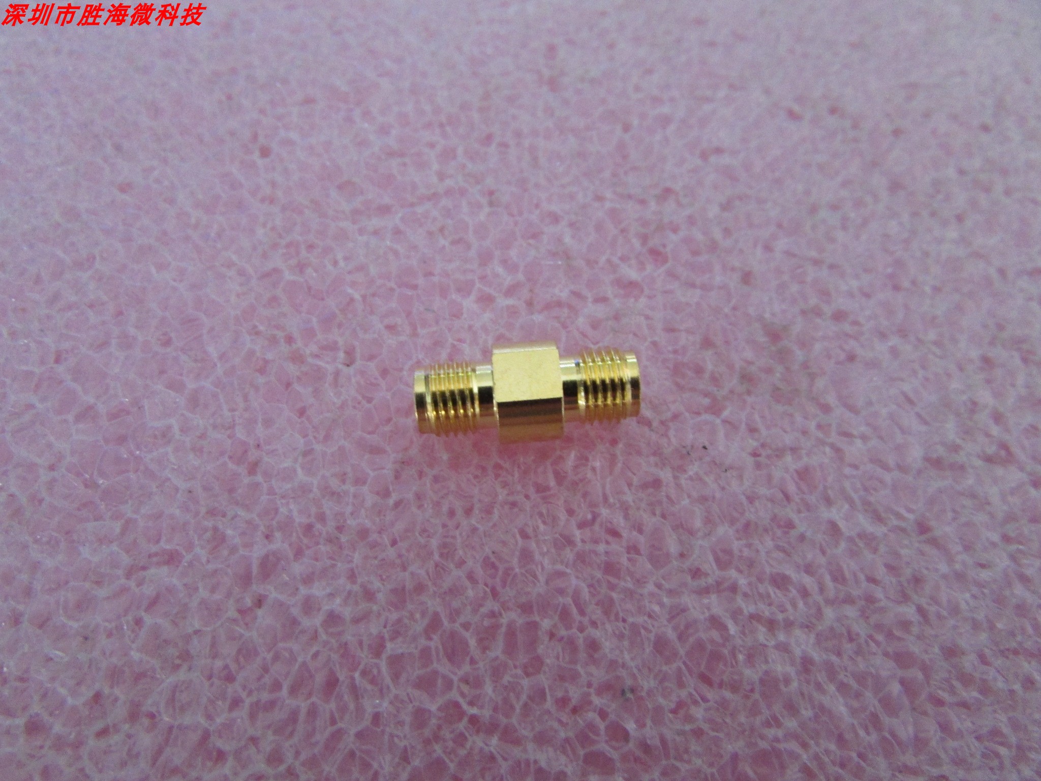 台湾进口 DC-27GHz 2.92mm母-SMA母 镀金 射频 同轴转接器 适配器