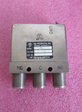 DBP进口 2N2E31 DC-12GHz SPDT TTL控制 28V射频微波同轴开关 N头