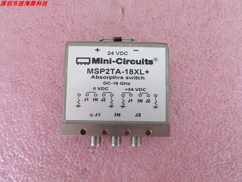 MINI MSP2TA-18XL DC-18GHz 24V SPDT 单刀双掷 射频 同轴开关