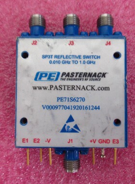 PE71S6270 10-1000MHz 20dBm 200ns TTL控制 SP3T射频PIN电子开关