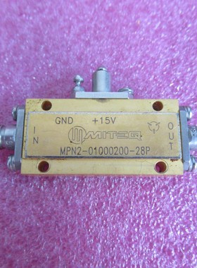 MITEQ 700-2000MHz 30dB增益 28dBm功率 SMA 射频 中功率放大器
