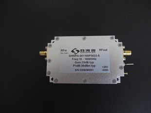 28V 射频功率放大器库存现货 SMA 36dBm功率 1000MHz 33dB增益