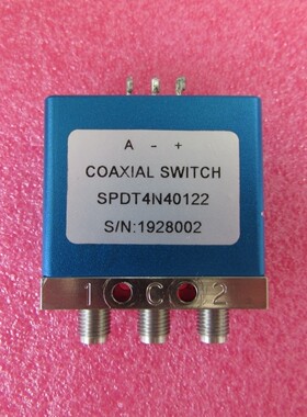 进口 SPDT4N40122 DC-40GHz 12V 2.92mm 单刀双掷 射频同轴开关