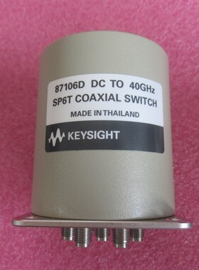 Agilent 87106D DC-40GHz 2.92mm 单刀六掷 TTL控制 射频同轴开关