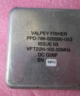 VALPEY FISHER 100MHz SMA 12V 射频微波 EFC 恒温晶振 振荡器