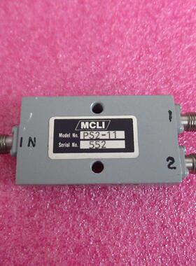 MCLI进口 PS2-11 2-18GHz 20W SMA母 一分二 射频同轴功率功分器