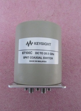 87106C Agilent DC-26.5GHz SP6T 24V 3.5mm 射频微波 同轴开关