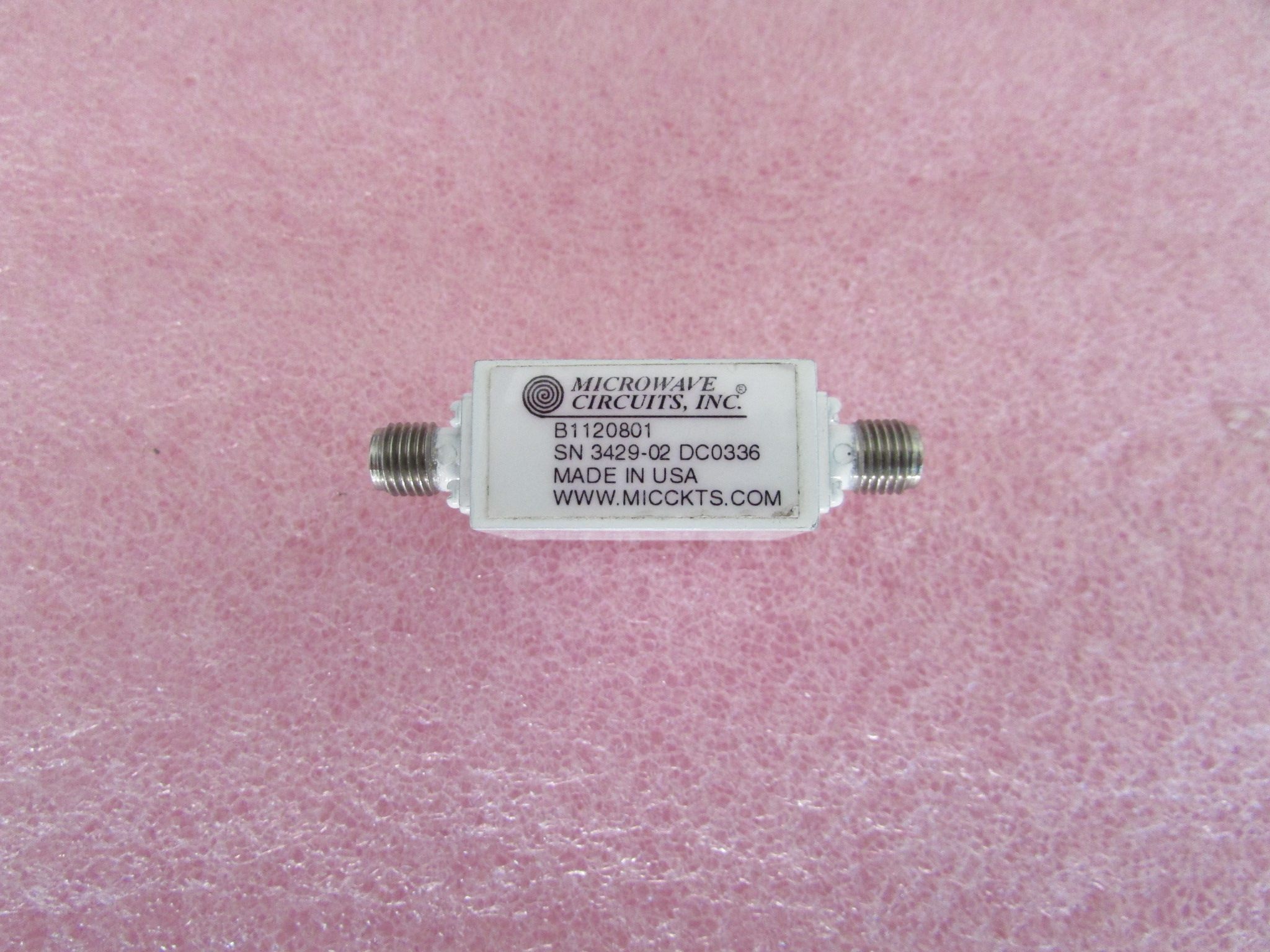 9-2.2ghz02sma02射频微波 带通滤波器