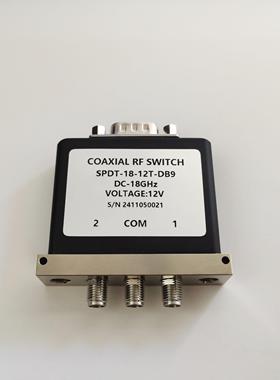 DC-18GHz 12GHz 6GHz TTL控制 12V SMA母 SPDT 射频微波同轴开关