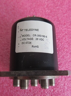 TELEDYNE进口 CR-38S160-5 DC-22GHz SMA SP6T 28V 射频同轴开关