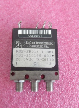 RCT进口RDS-SR014-1 SPDT DC-18GHz 20.5V SMA 射频微波同轴开关