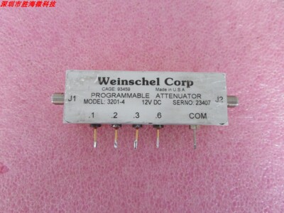 3201-4 Weinschel DC-2GHz 0-1.2dB SMA 射频微波程控步进衰减器