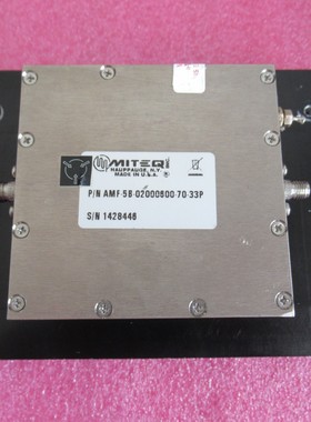 MITEQ 1.7-6.65GHz 40dB增益 33dBm/2W功率 射频微波功率放大器