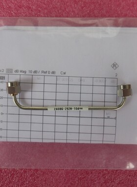 ZA086-292M-104mm DC-40GHz 104mm 2.92mm公 射频半钢电缆跳线