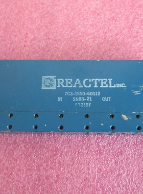 REACTEL 7C3-1850-60S12 SMA 1.81-1.88GHz 射频同轴带通滤波器