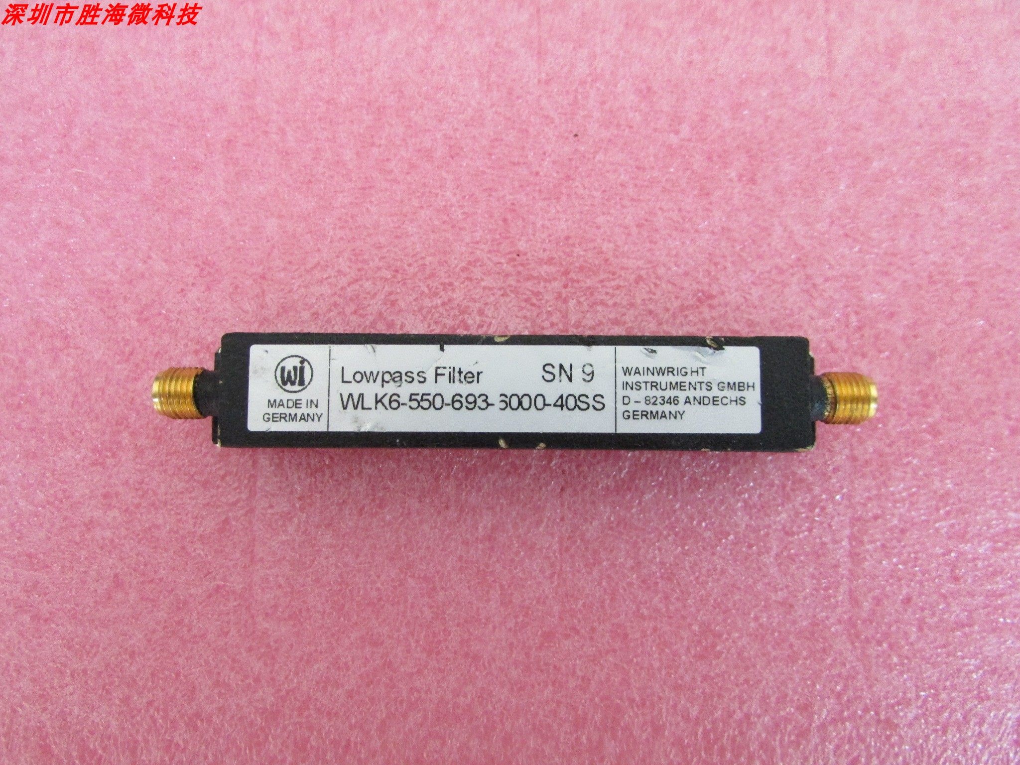 DC-550MHz SMA 低通滤波器