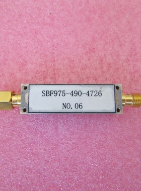 进口 中心频率 975MHz 730-1220MHz SMA 射频同轴 带通滤波器