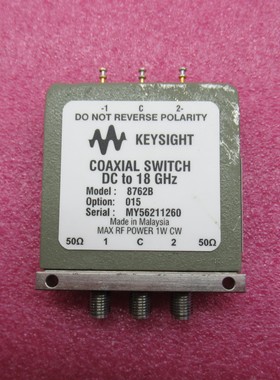KEYSIGHT 8762B 15V电压 DC-18GHz 带负载单刀双掷 射频同轴开关