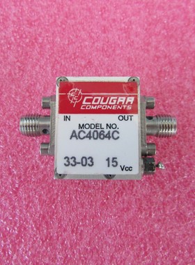 COUGRR AC4064C 350-4500MHz 15V 20dB 射频微波低噪声放大器