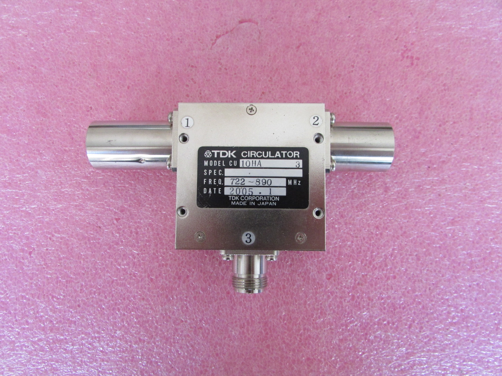 TDK722-890MHz1000W同轴环形器