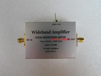 50-3000MHz 20dB 20dBm SMA 射频微波低噪声放大器