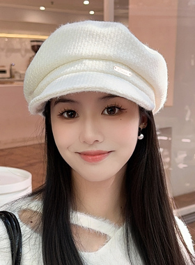 朵澜八角帽小贝雷帽韩版百搭