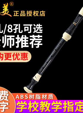 奇美竖笛儿童入门笛子乐器