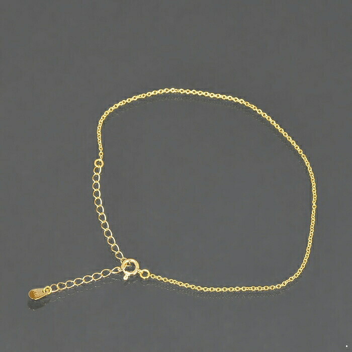 日本18K黄金脚链细款气质时尚十字链0字链O字链脚饰丨宽1.0mm